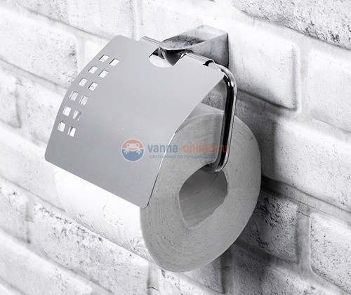 Держатель туалетной бумаги WasserKraft Kammel К-8325 с крышкой