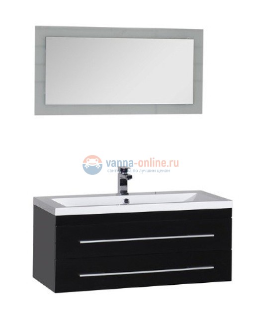 Тумба c раковиной Aquanet Нота 100 (005) 00171496, цвет белый Тумба c раковиной Aquanet Нота 100 (005) 00171496, цвет белый