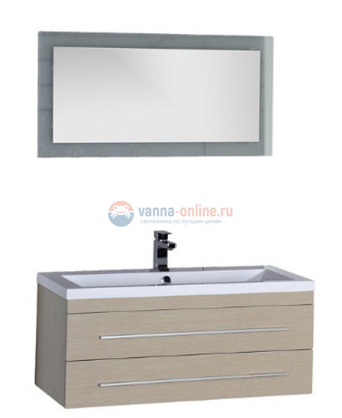 Тумба c раковиной Aquanet Нота 100 (005) 00171496, цвет белый Тумба c раковиной Aquanet Нота 100 (005) 00171496, цвет белый