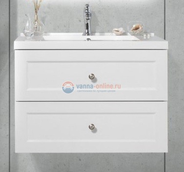 Тумба под раковину BelBagno Dublin DUBLIN-850-2C-SO-BL, 85 х 52 х 52 см, Bianco Lucido - белый Тумба под раковину BelBagno Dublin DUBLIN-850-2C-SO-BL, 85 х 52 х 52 см, Bianco Lucido - белый