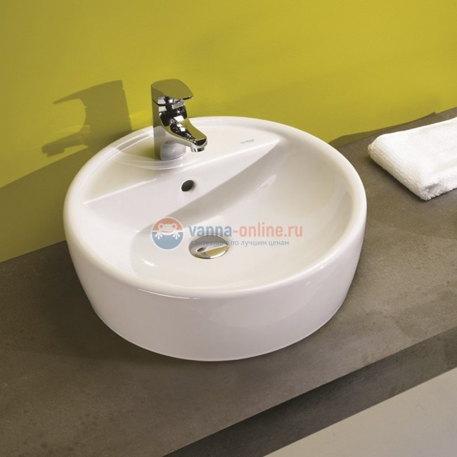 Раковина чаша Sanitana URBAN с отверстием под смеситель круглая 45