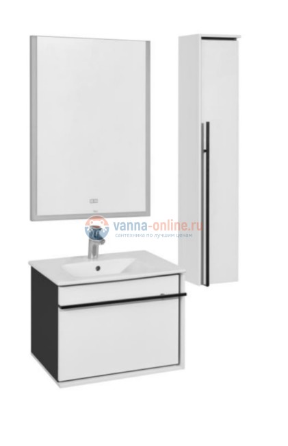 Зеркало Roca Aneto 60 812362000, с LED подсветкой, цвет белый матовый Зеркало Roca Aneto 60 812362000, с LED подсветкой, цвет белый матовый