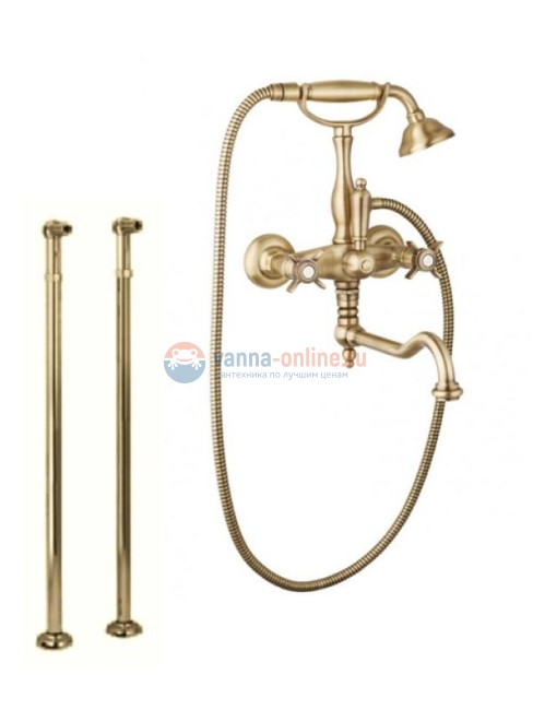 Смеситель Cezares Lord VDP2-03/24 цвет золото 24 карат Смеситель Cezares Lord VDP2-03/24 цвет золото 24 карат