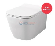 Подвесной унитаз ArtCeram A16 Mini ASV005 01; 00, безободковый, цвет - белый Подвесной унитаз ArtCeram A16 Mini ASV005 01; 00, безободковый, цвет - белый