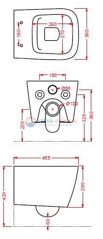 Подвесной унитаз ArtCeram A16 Mini ASV005 01; 00, безободковый, цвет - белый Подвесной унитаз ArtCeram A16 Mini ASV005 01; 00, безободковый, цвет - белый