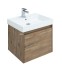 Тумба с раковиной Aquanet Nova Lite 60, 1 + 1 ящик в ящике, дуб рустикальный