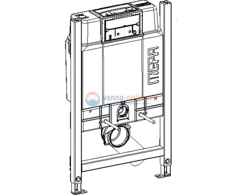 Монтажный элемент Mepa VariVIT A31 511103, для подвесного унитаза, 85 см