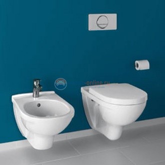 Подвесной унитаз Villeroy&Boch O.novo 5688H101, с сиденьем Soft-Close