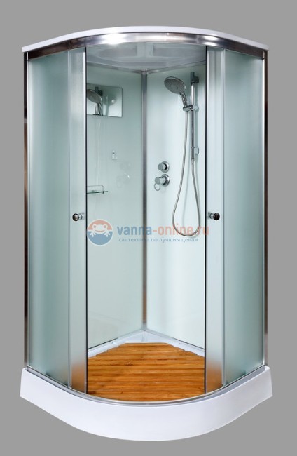 Душевая кабина Deto D D09S 90 x 90 см, с крышей