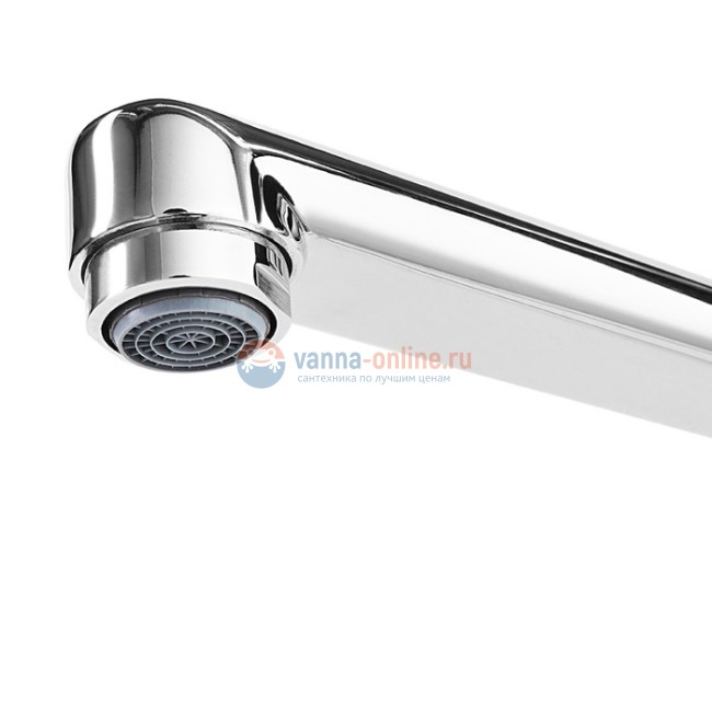 Смеситель Iddis Zodiac ZODSBL2i10WA с длинным изливом, для ванны и душа, хром