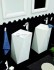 Раковина ArtCeram Sharp OSL008 01, 00, напольная отдельностоящая, 50 х 50 х 85 см