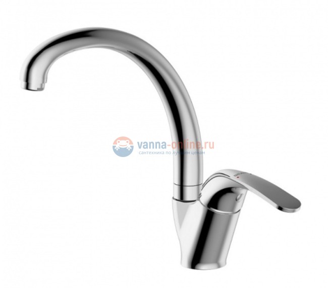 Смеситель Bravat Fit F7135188CP-1-RUS для кухонной мойки