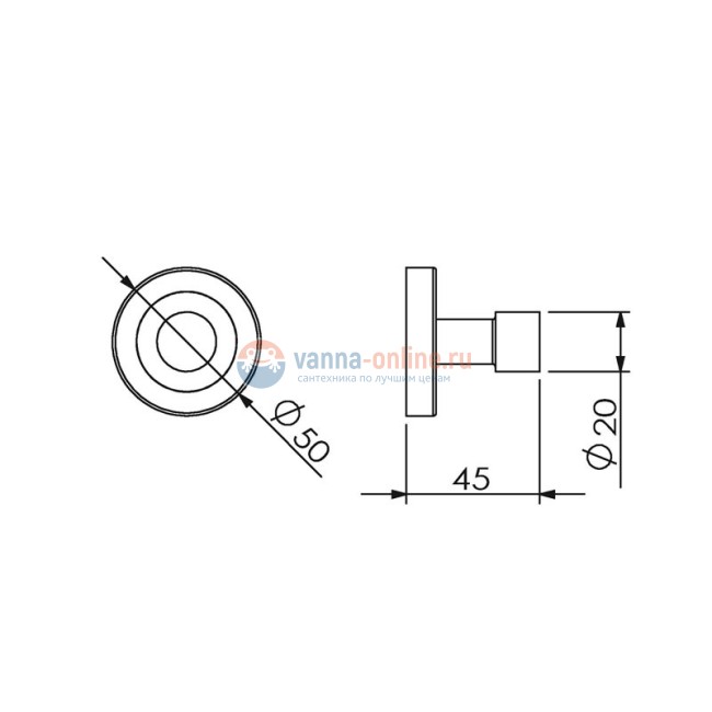 Крючок Langberger Burano 11031A