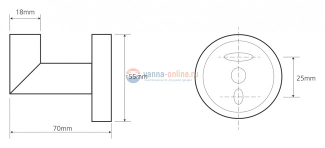 Крючок Bemeta Omega 104206022 Крючок Bemeta Omega 104206022