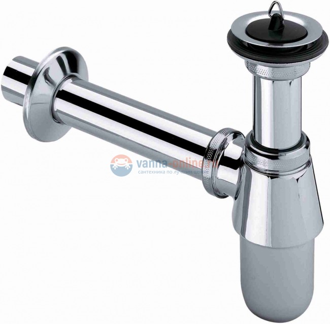 Сифон для раковины Viega Eleganta V2 366681 с выпуском, хром, Ø32 Сифон для раковины Viega Eleganta V2 366681 с выпуском, хром, Ø32