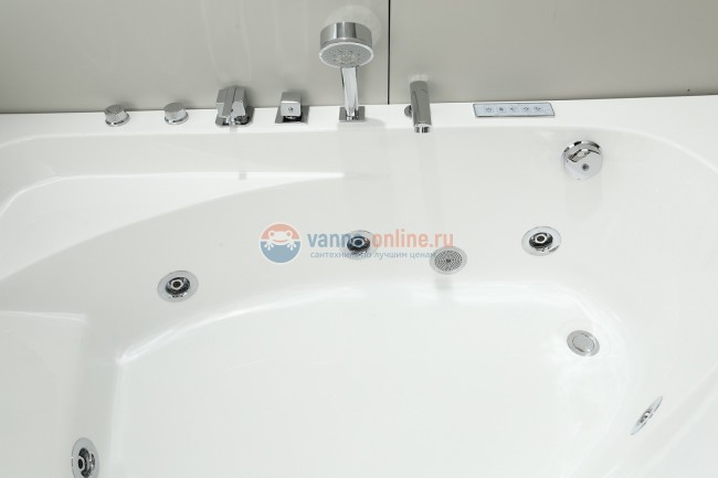 Ванна гидромассажная акриловая Black&White Galaxy GB5008 L/R, 160 х 100 см, белая Ванна гидромассажная акриловая Black&White Galaxy GB5008 L/R, 160 х 100 см, белая