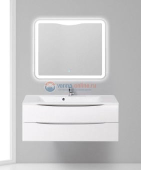 Тумба под раковину BelBagno Marino MARINO-1200-2C-SO-BL-P, 120 х 45 х 55 см, Bianco Lucido - белый глянец