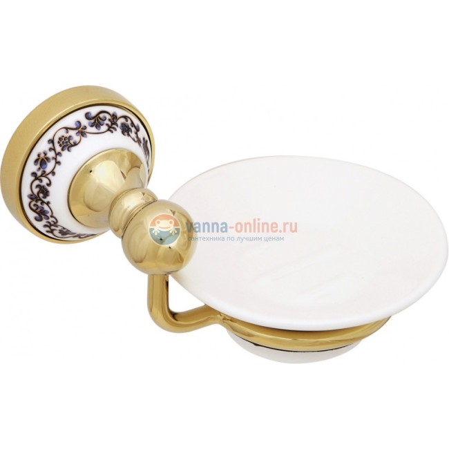 Мыльница Fixsen Bogema gold FX-78508G, золото