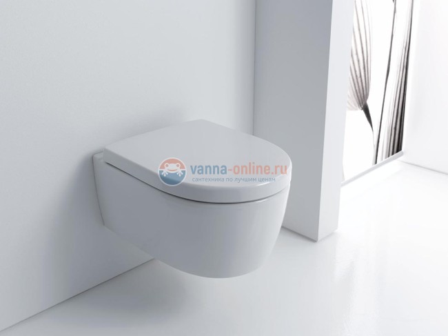 Инсталляция Geberit с безободковым унитазом Geberit iCon 500.362.00.I, сиденье микролифт, комплект Инсталляция Geberit с безободковым унитазом Geberit iCon 500.362.00.I, сиденье микролифт, комплект