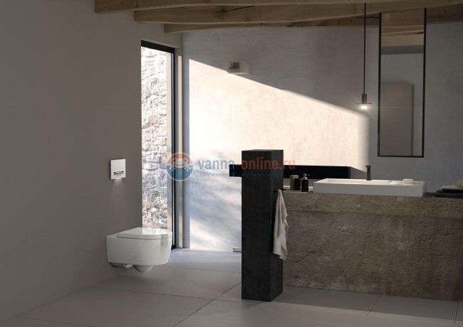 Инсталляция Geberit с безободковым унитазом Geberit iCon 500.362.00.I, сиденье микролифт, комплект Инсталляция Geberit с безободковым унитазом Geberit iCon 500.362.00.I, сиденье микролифт, комплект