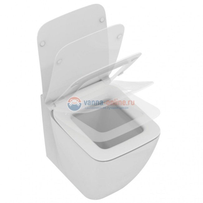 Напольный пристенный унитаз соло Ideal Standard STRADA II AquaBlade® T359801