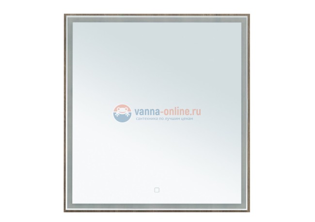 Зеркало Aquanet Nova Lite 75, 249513, с подсветкой, цвет рамки дуб рустикальный