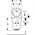Писсуар Geberit Preda 116.073.00.1, со встроенным управлением, питание от батарей Писсуар Geberit Preda 116.073.00.1, со встроенным управлением, питание от батарей