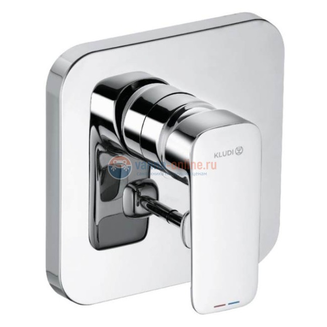 Смеситель для ванны и душа Kludi Pure&Style 404190575 Смеситель для ванны и душа Kludi Pure&Style 404190575