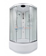 Душевая кабина Deto Em EM4510 гм-эл 100 x 100 см, с крышей, с электрикой, с гидромассажем