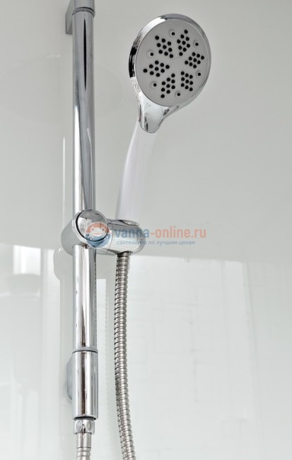 Душевая кабина Deto Em EM4511 L/R N LED гм 110 x 80 см, без крыши, с Led подсветкой, с гидромассажем