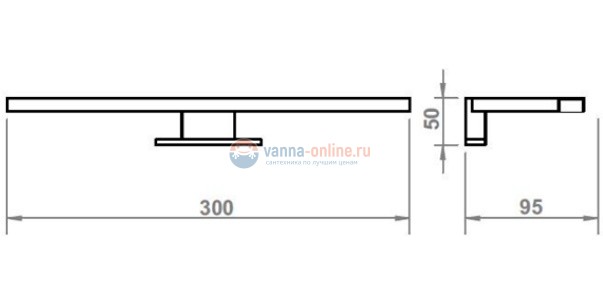 Зеркальный шкаф Jacob Delafon Presquile EB928-J5