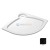 Поддон душевой Cezares Tray TRAY-S-R-100-550-56-NR, 100 х 100 см, черный, из искусственного камня  (TRAY-S-R-100-550-56-NR)
