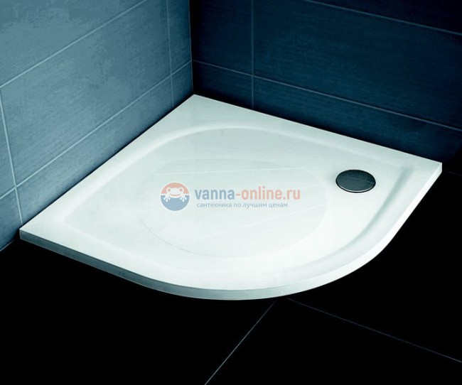 Поддон Ravak Galaxy Elipso Pro-100, 100 x 100 x 3 см, R 500, из искусственного камня