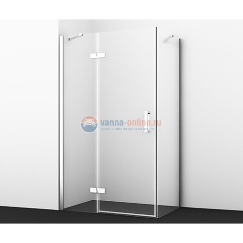 Душевой уголок WasserKRAFT Aller White, 100 см, стекло прозрачное Душевой уголок WasserKRAFT Aller White, 100 см, стекло прозрачное