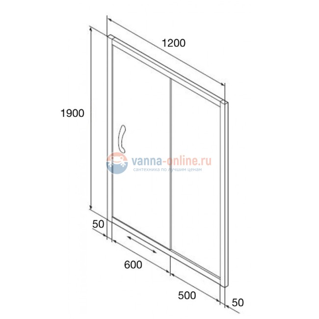 Душевой уголок Orange E23-12080TCR, 120x80 см, без поддона Душевой уголок Orange E23-12080TCR, 120x80 см, без поддона