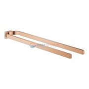 Полотенцедержатель двойной неповоротный Grohe Selection 41059DA0, розовая бронза глянец