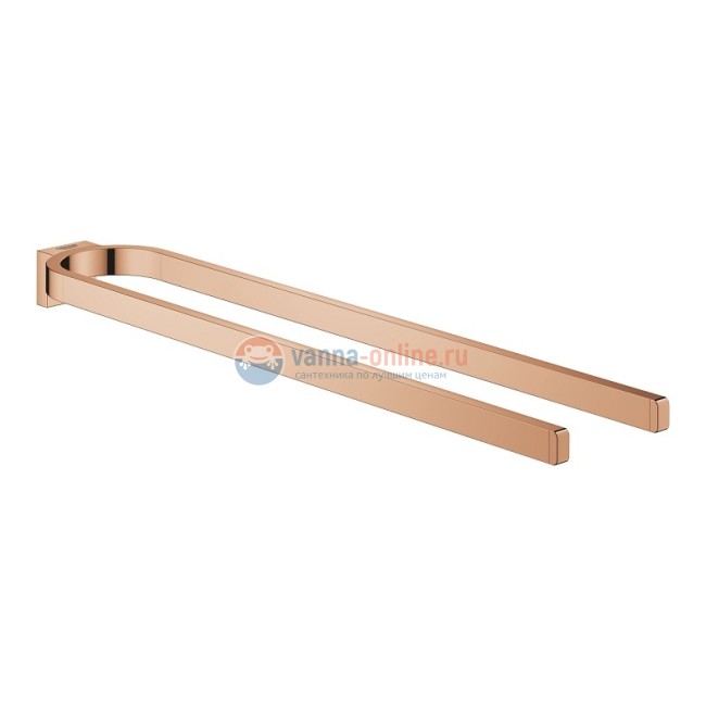 Полотенцедержатель двойной неповоротный Grohe Selection 41059DA0, розовая бронза глянец Полотенцедержатель двойной неповоротный Grohe Selection 41059DA0, розовая бронза глянец