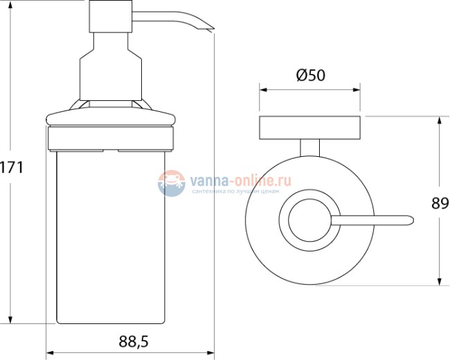 Дозатор Iddis Calipso Дозатор Iddis Calipso