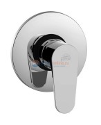 Смеситель Paffoni Green GR010CR встраиваемый для душа на 1 выхода, с внутренней частью, цвет хром