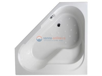 Акриловая ванна угловая Jacob Delafon Bain Douche 145 х 145 см, E6222RU-00/E6221RU-00