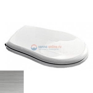 Крышка-сиденье Kerasan Retro 108801 Soft-Close, белый/хром