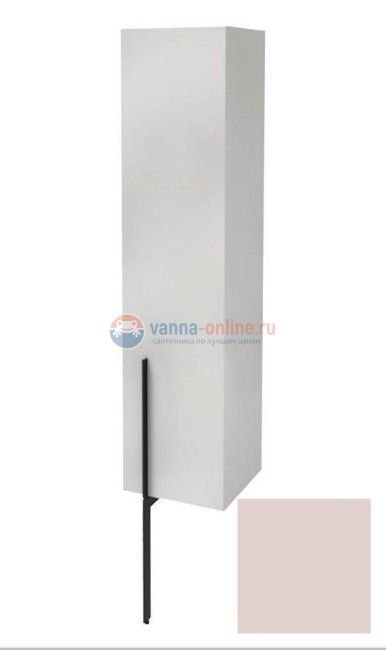 Пенал Jacob Delafon Nouvelle Vague 35 см, EB3047D-G1H, цвет пыльная роза глянцевый, правая