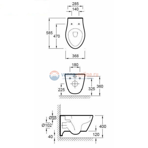 Крышка-сиденье Jacob Delafon VIA E70012-00 Крышка-сиденье Jacob Delafon VIA E70012-00