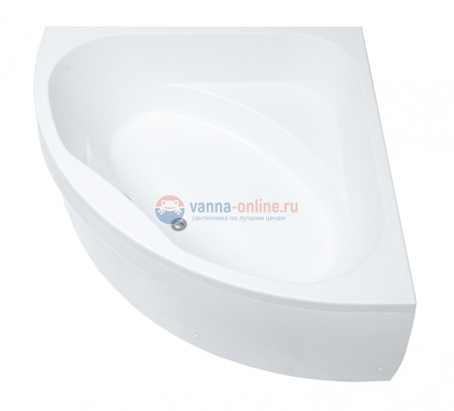 Ванна акриловая Aquanet Vista 150 x 150 см 254389, с каркасом, белая