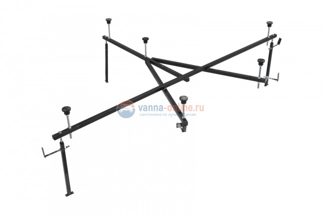 Ванна акриловая Aquanet Vista 150 x 150 см 254389, с каркасом, белая