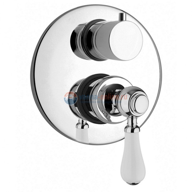 Смеситель для ванны Jacuzzi Rubinetteria Tosca 0TO00400JA00 встраиваемый