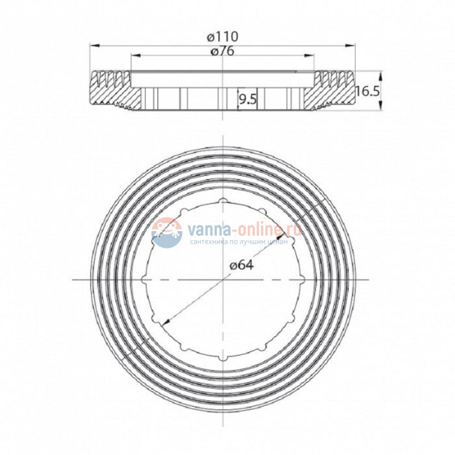 Клапан впускной Н П Iddis F012400-0007, с нижним подводом воды