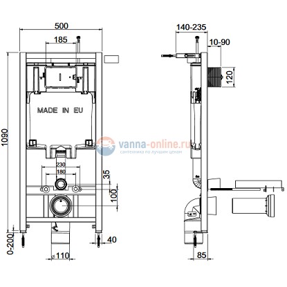 Инсталляция Jacob Delafon с безободковым унитазом Jacob Delafon Patio EDV102-00, сиденье микролифт клавиша белая, комплект Инсталляция Jacob Delafon с безободковым унитазом Jacob Delafon Patio EDV102-00, сиденье микролифт клавиша белая, комплект