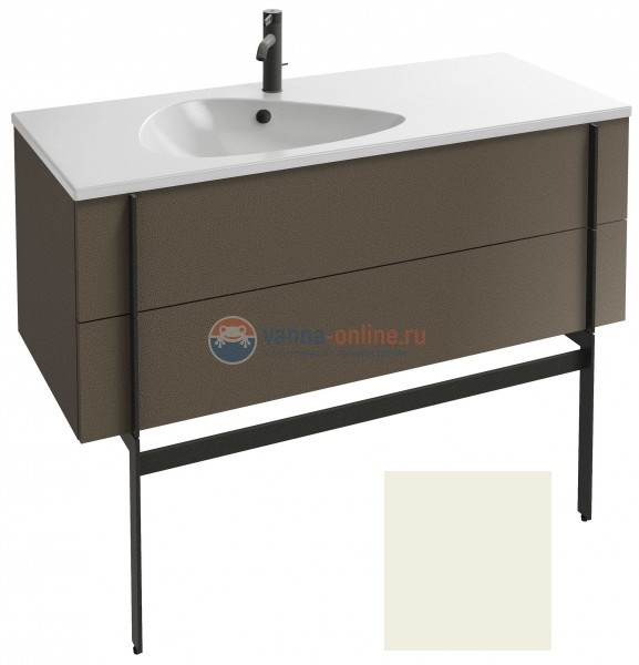 Тумба под раковину Jacob Delafon Nouvelle Vague 120 EB3035-S24, 2 ящика, цвет - жасмин сатин