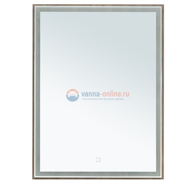 Зеркало Aquanet Nova Lite 60, 249510, с подсветкой, цвет рамки дуб рустикальный